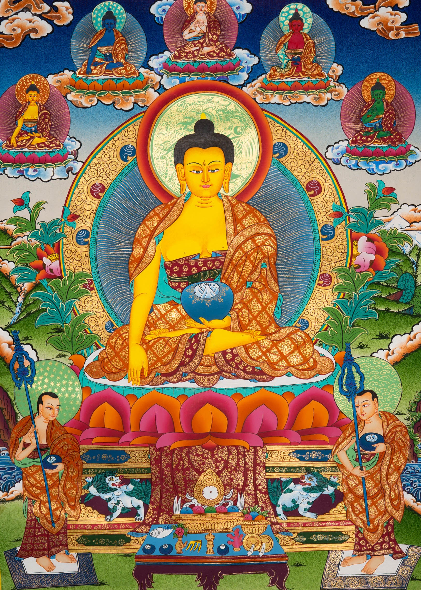 Shakyamuni Buddha Handmade Art - Himalayas Shop