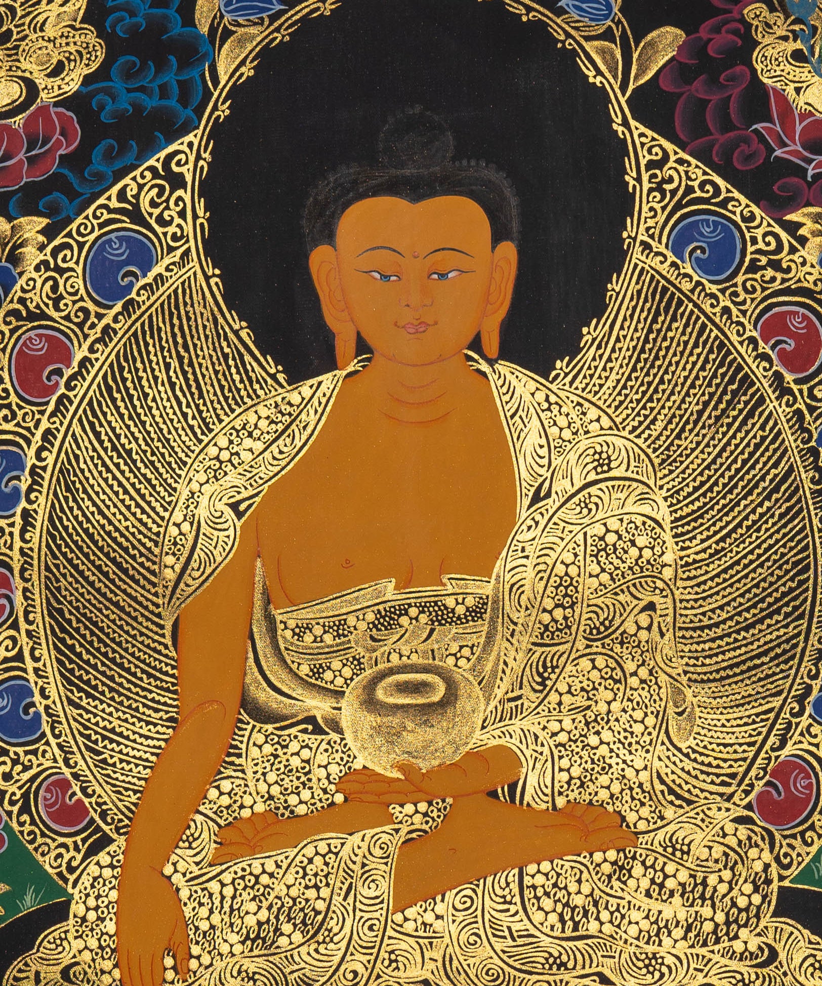 Shakyamuni Thangka - Sacred Painting
