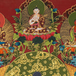 Shakyamuni Buddha Thangka - Handpainted Art