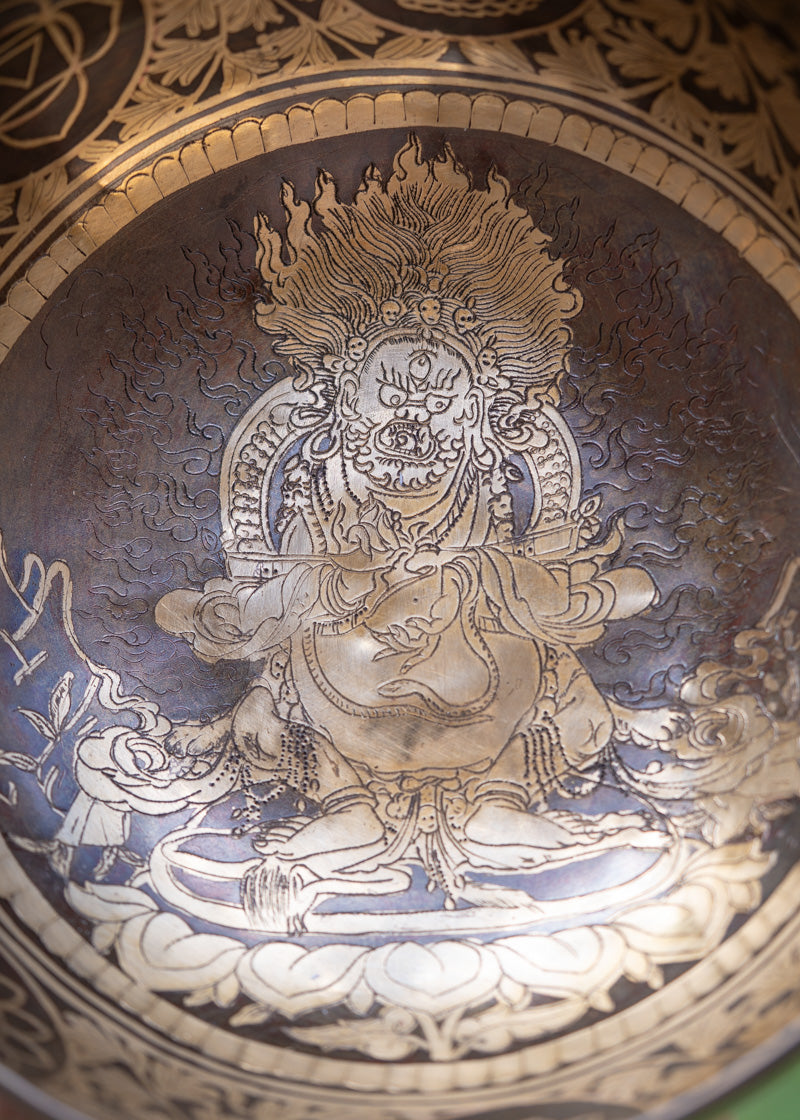 Handmade Mahakala Singing Bowl.