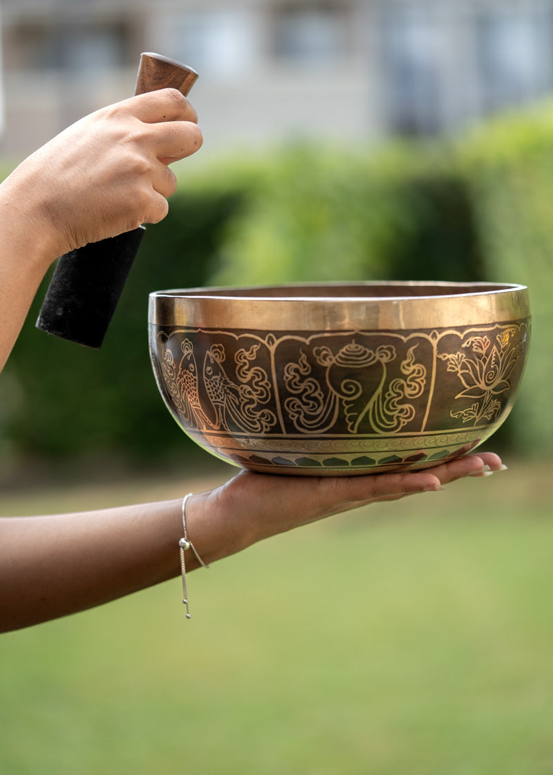 Handmade Mahakala Singing Bowl.