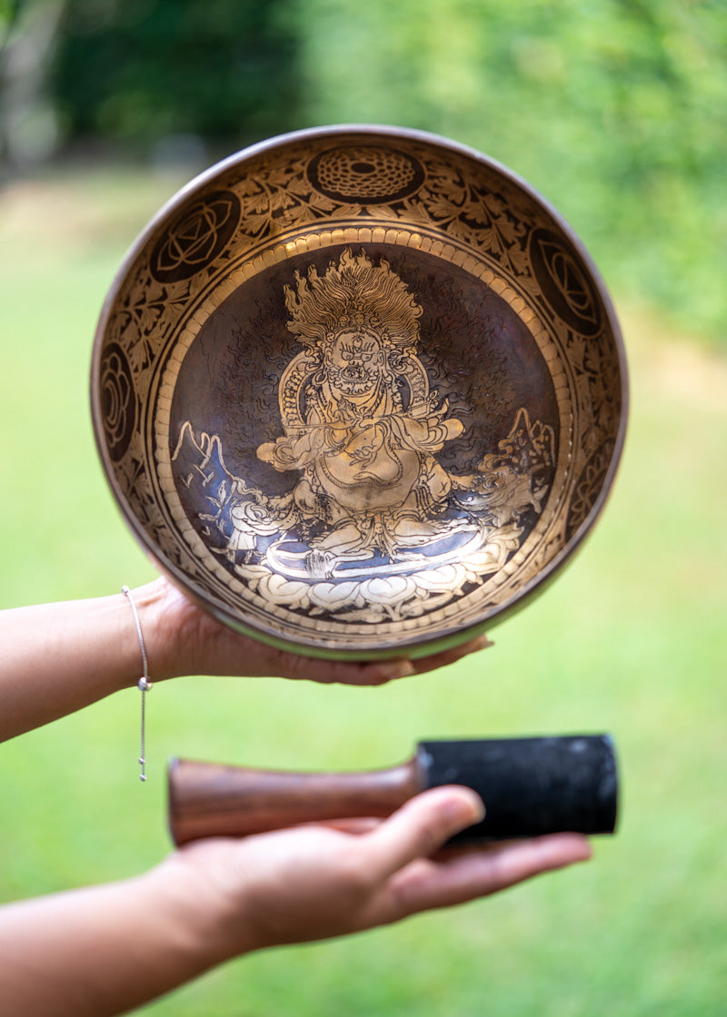 Handmade Mahakala Singing Bowl.