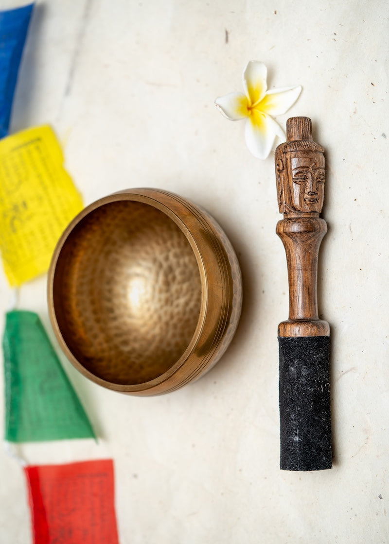 Hand carved Buddha Striker for your singing bowl