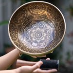Lotus Cosmos Tibetan Singing Bowl for sound therapy.