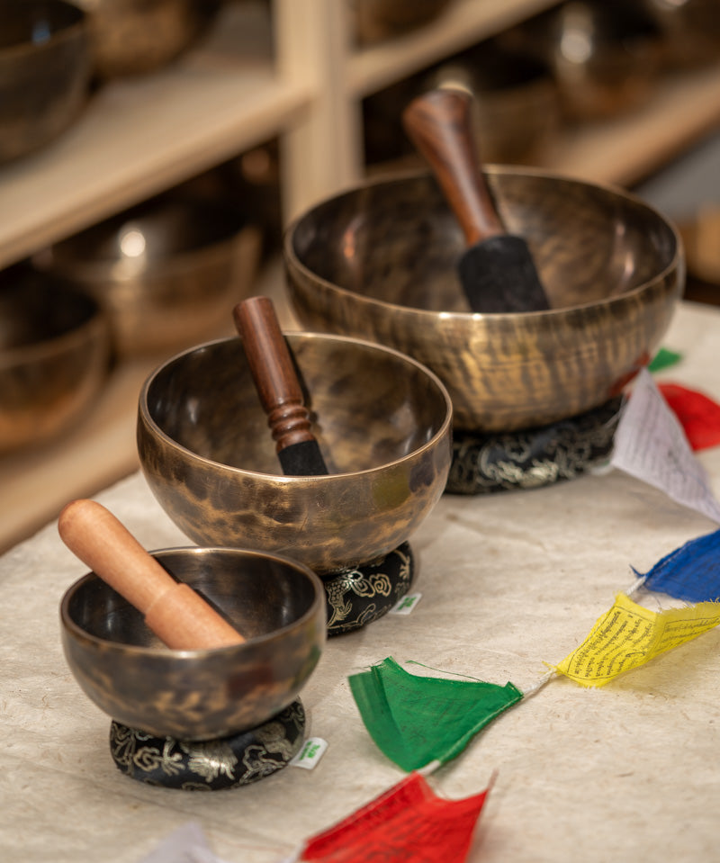 Tibetan Singing Bowl Healing Set