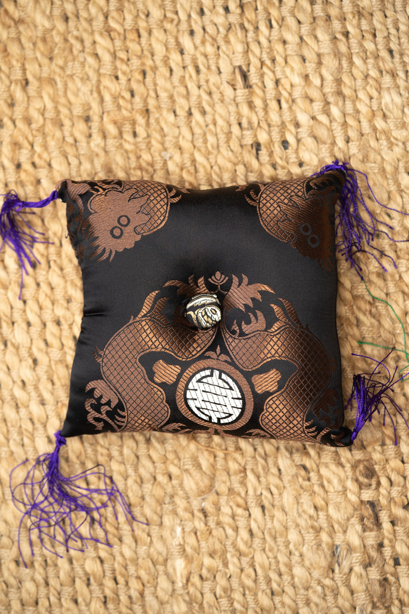 Dark Square Cushion