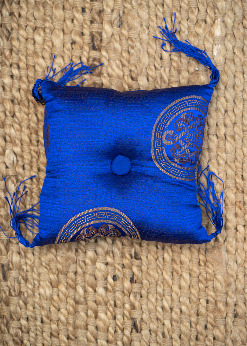 Dark Blue Square Cushion - Perfect for your singing bowl