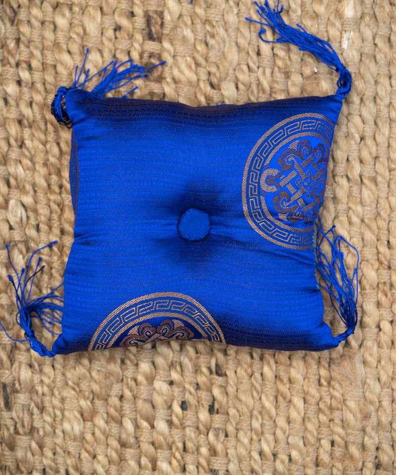 Dark Blue Square Cushion - Perfect for your singing bowl