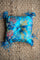 Aqua Blue Square Cushion - Shop Now