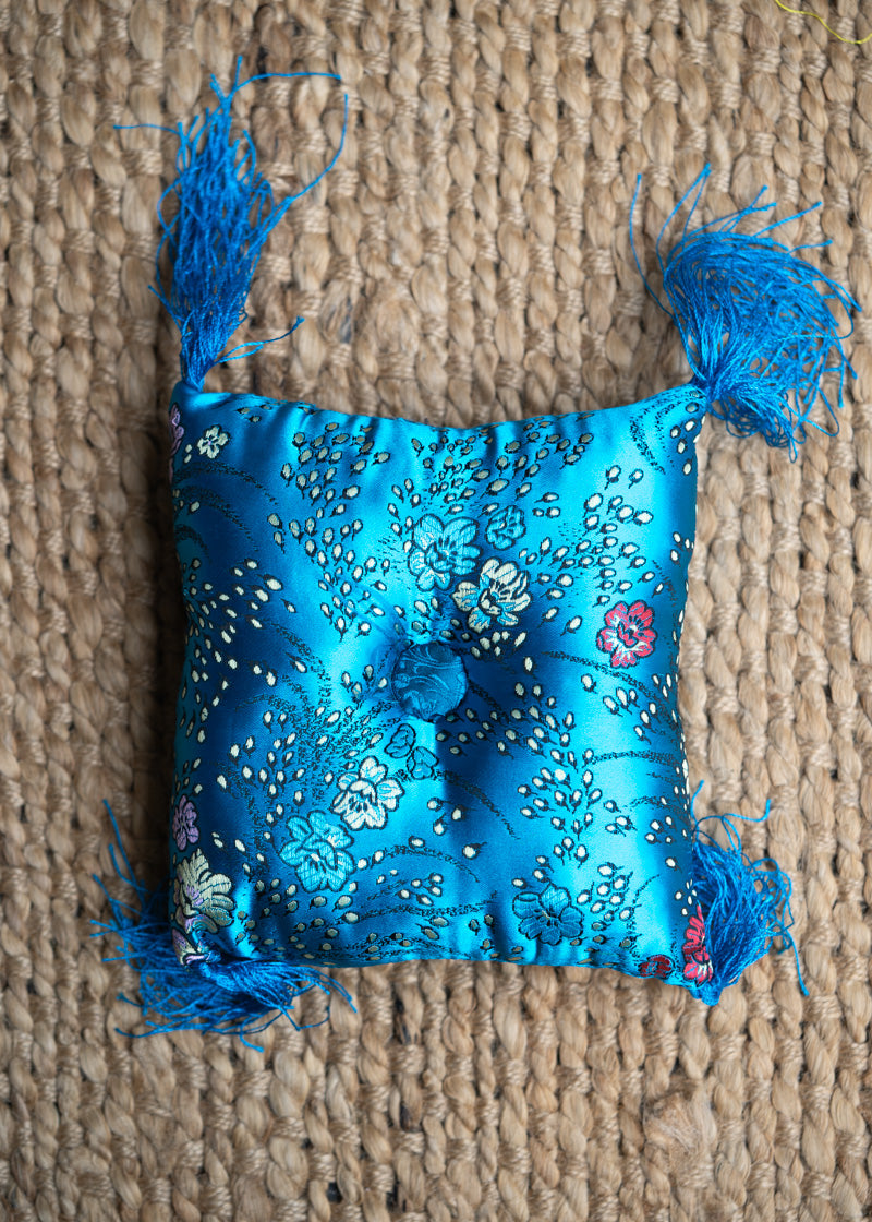 Aqua Square Cushion - Himalayas Shop