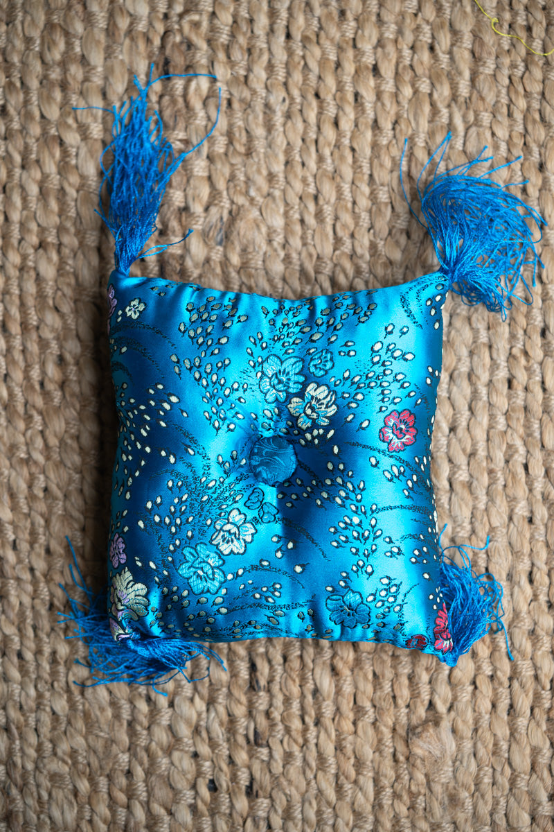 Aqua Square Cushion - Himalayas Shop