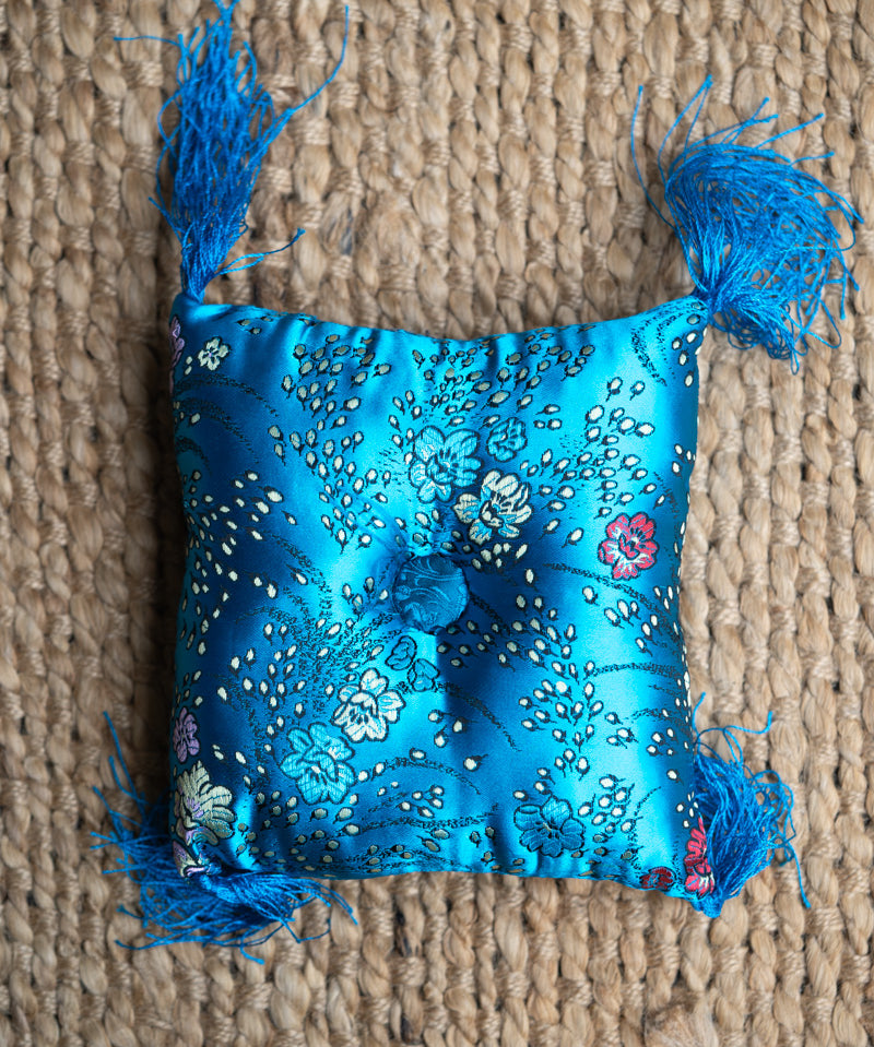 Aqua Square Cushion - Himalayas Shop