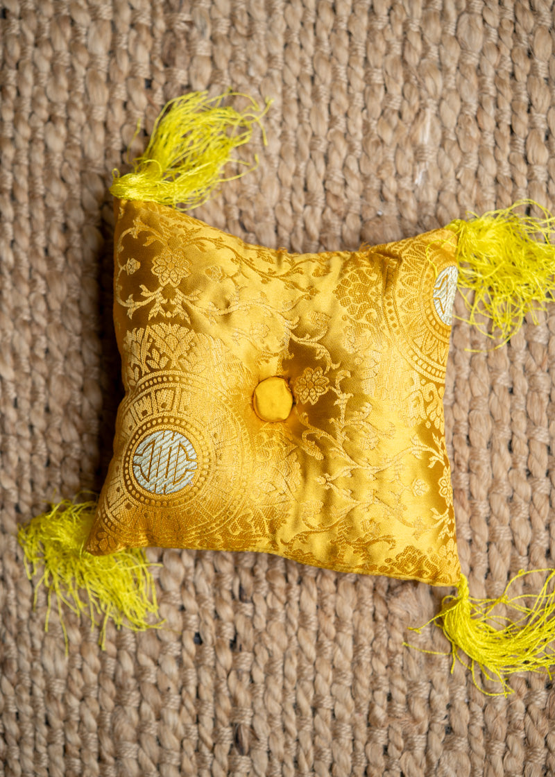 Yellow Square Cushion - Shop Now