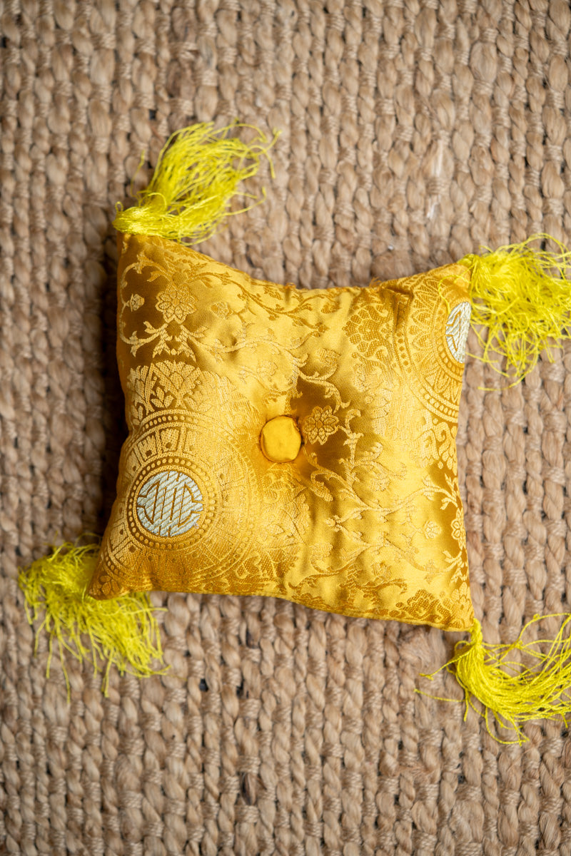 Yellow Square Cushion - Shop Now