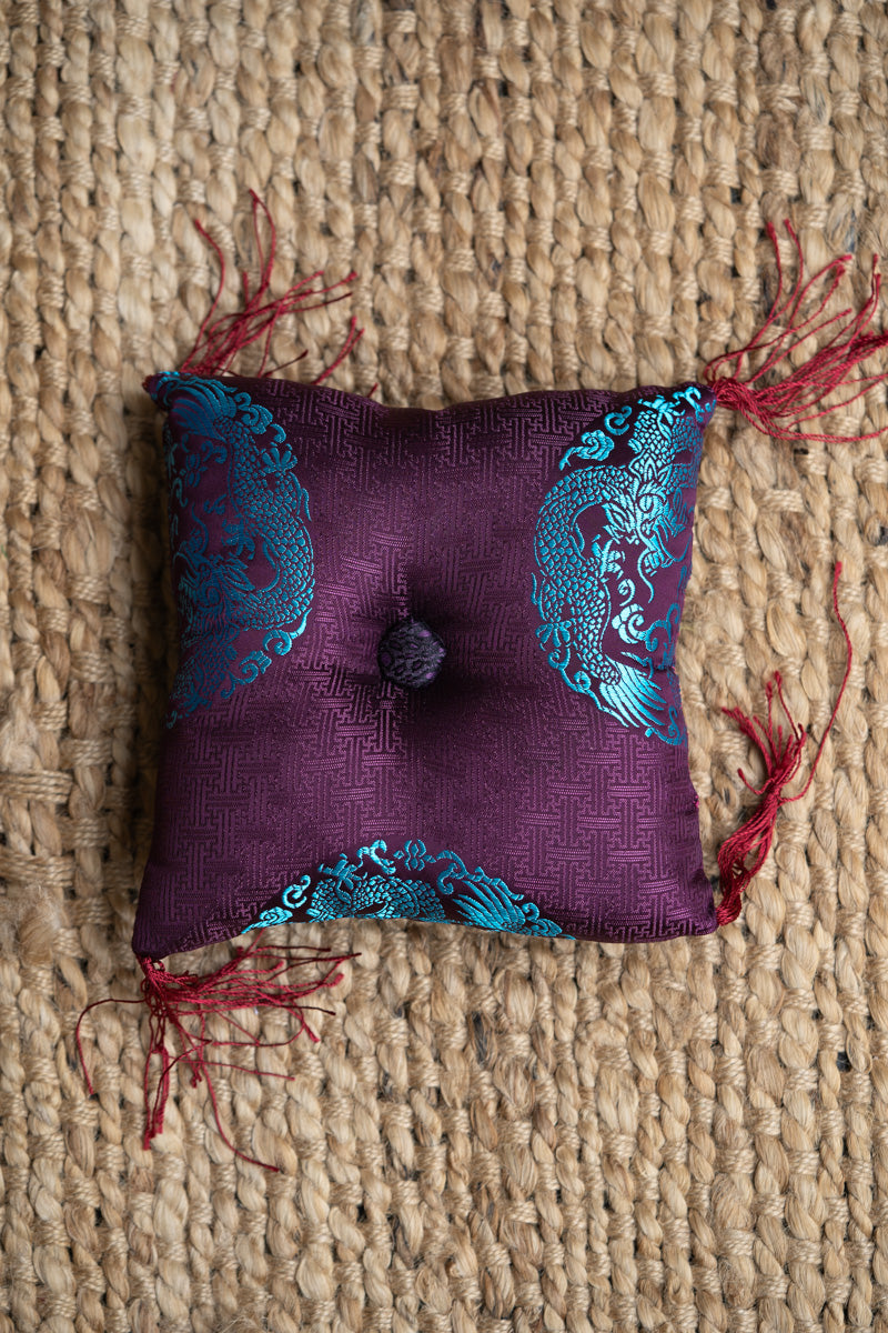 Dark Square Cushion - Handmade Cushion