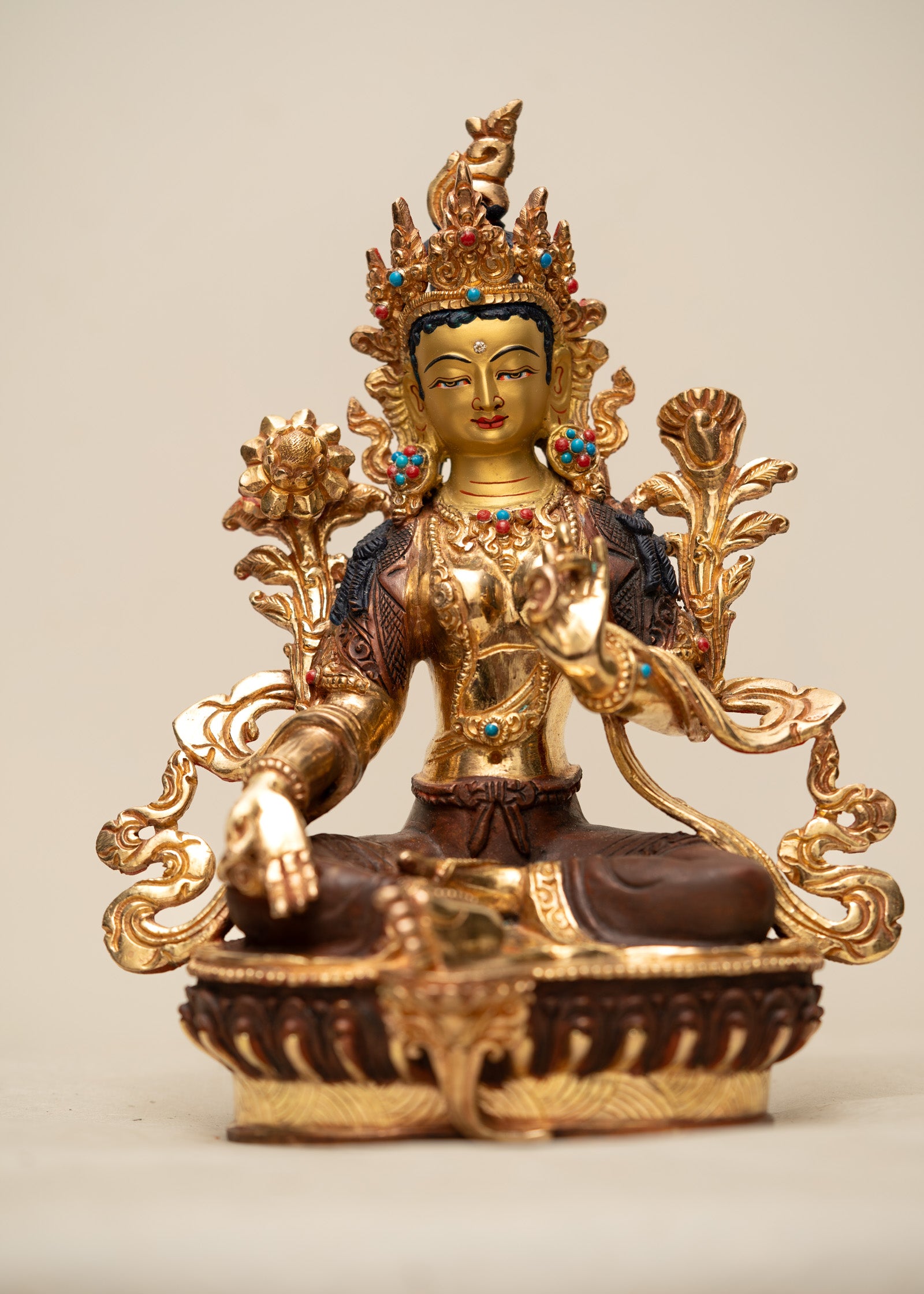 Green Tara Statue - Handcrafted Statue