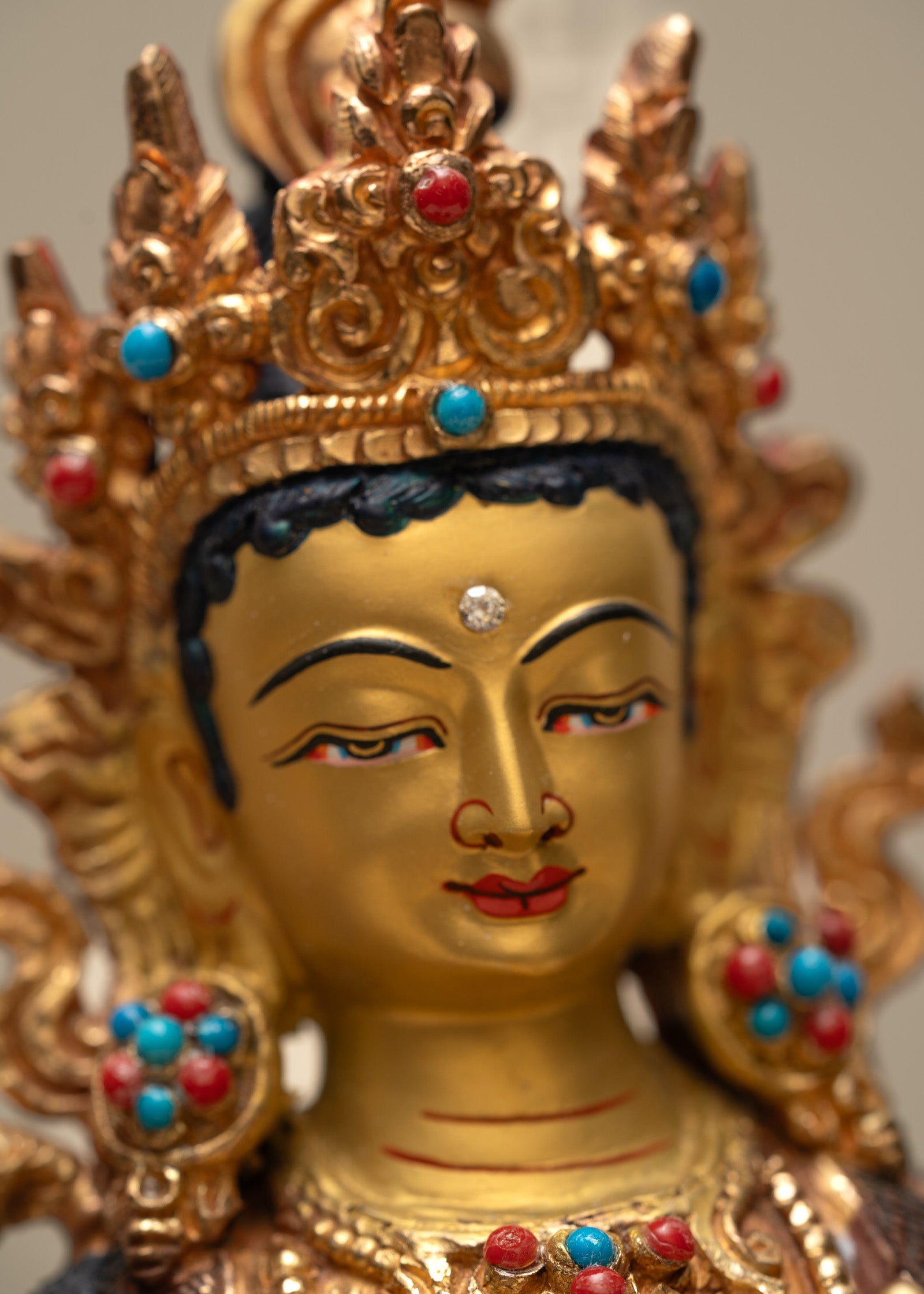 Green Tara Statue - Handcrafted Statue