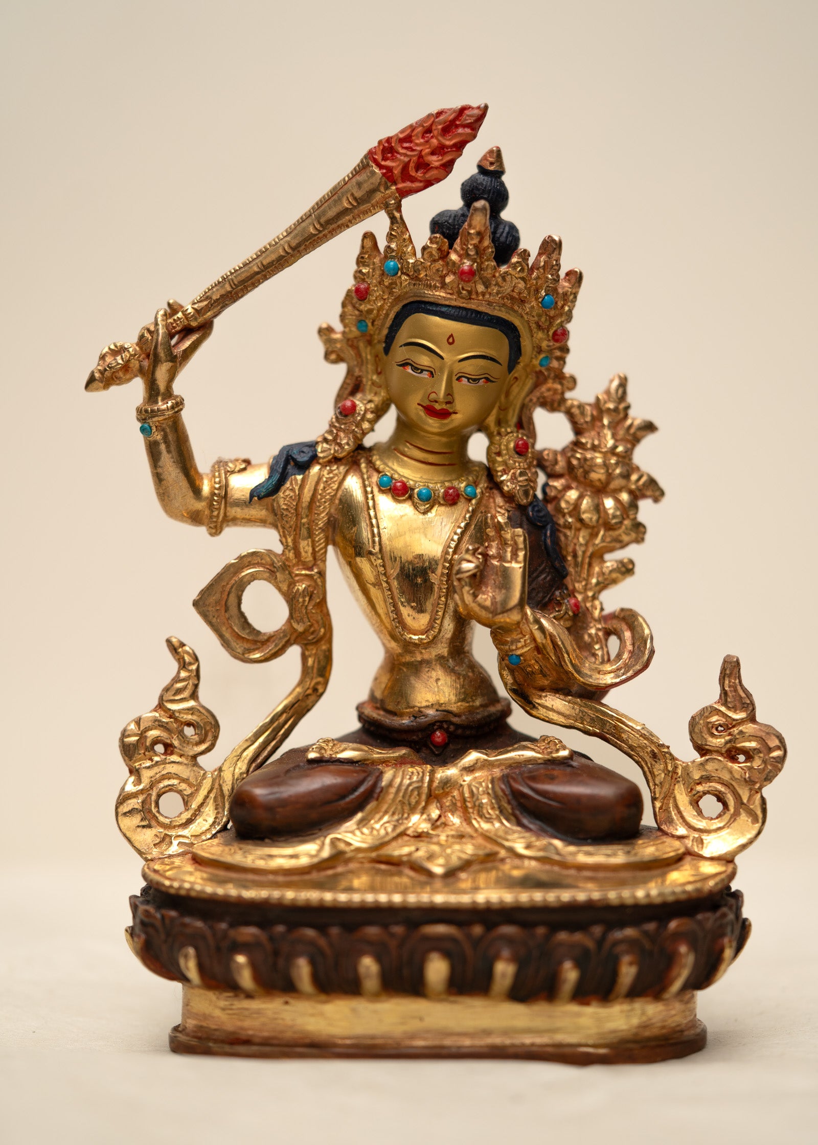 Manjushri Statue for prayer and meditation