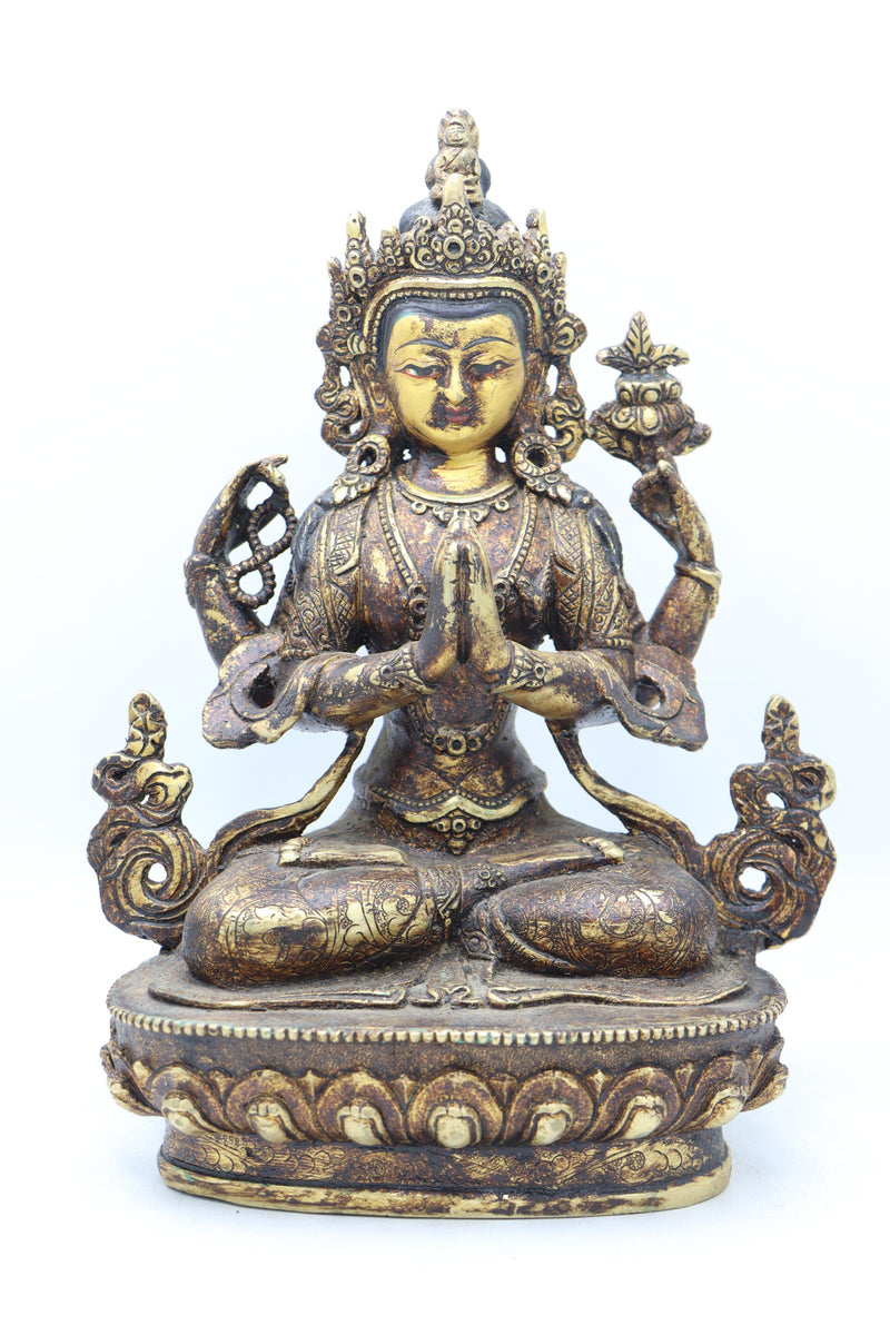 Chengresi Statue for prayer and meditation .