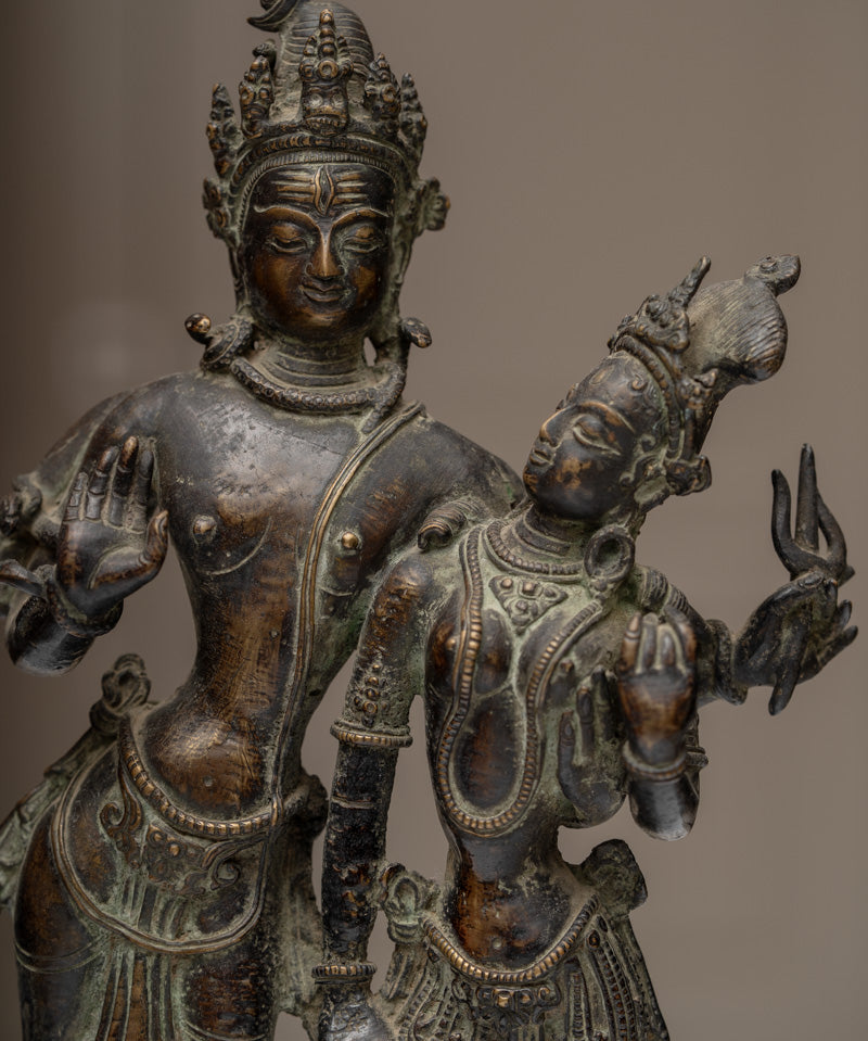 Shiva & Parvati - Sacred Handcrafted statue