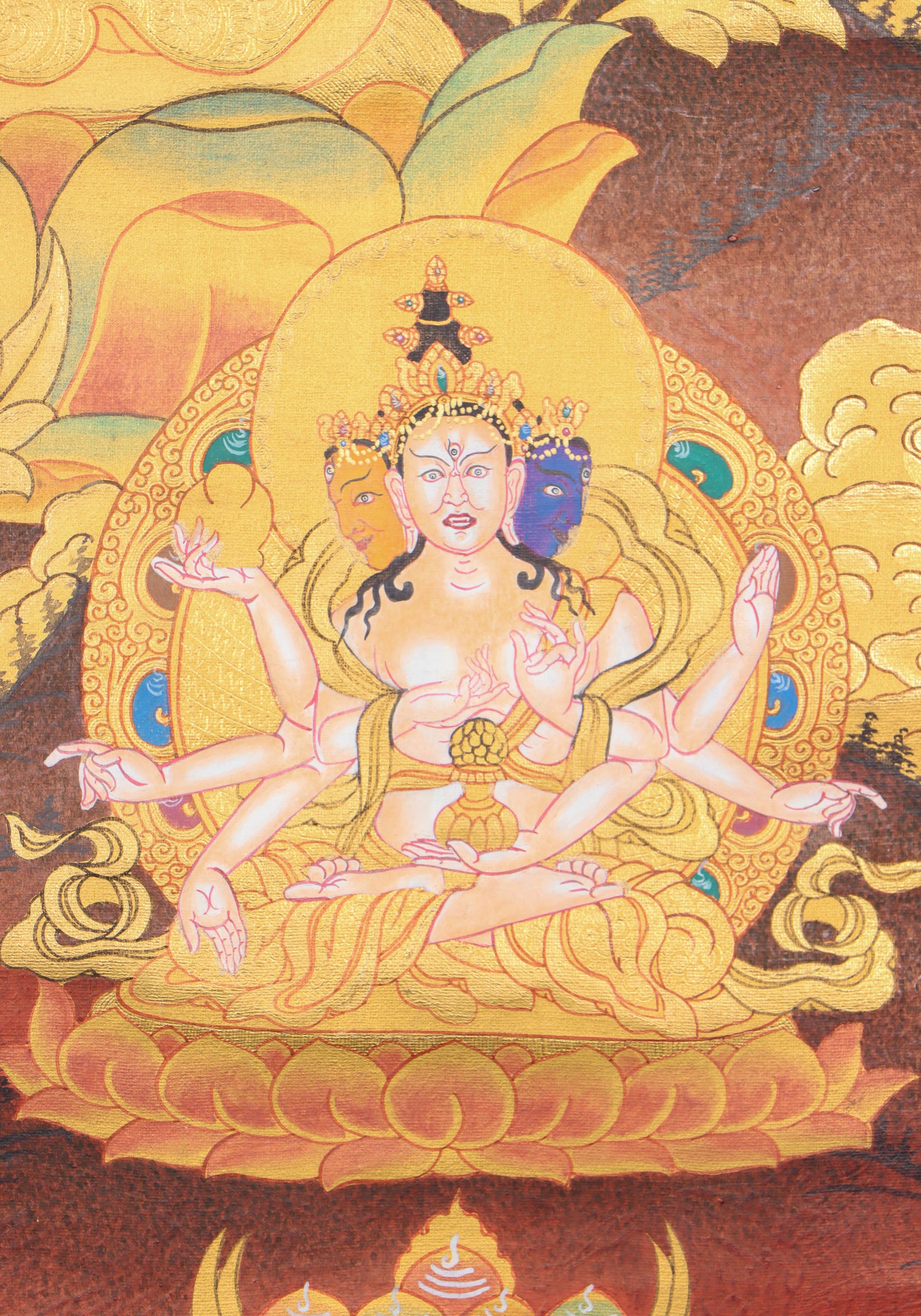 White Tara Thangka for spiritual transformation.