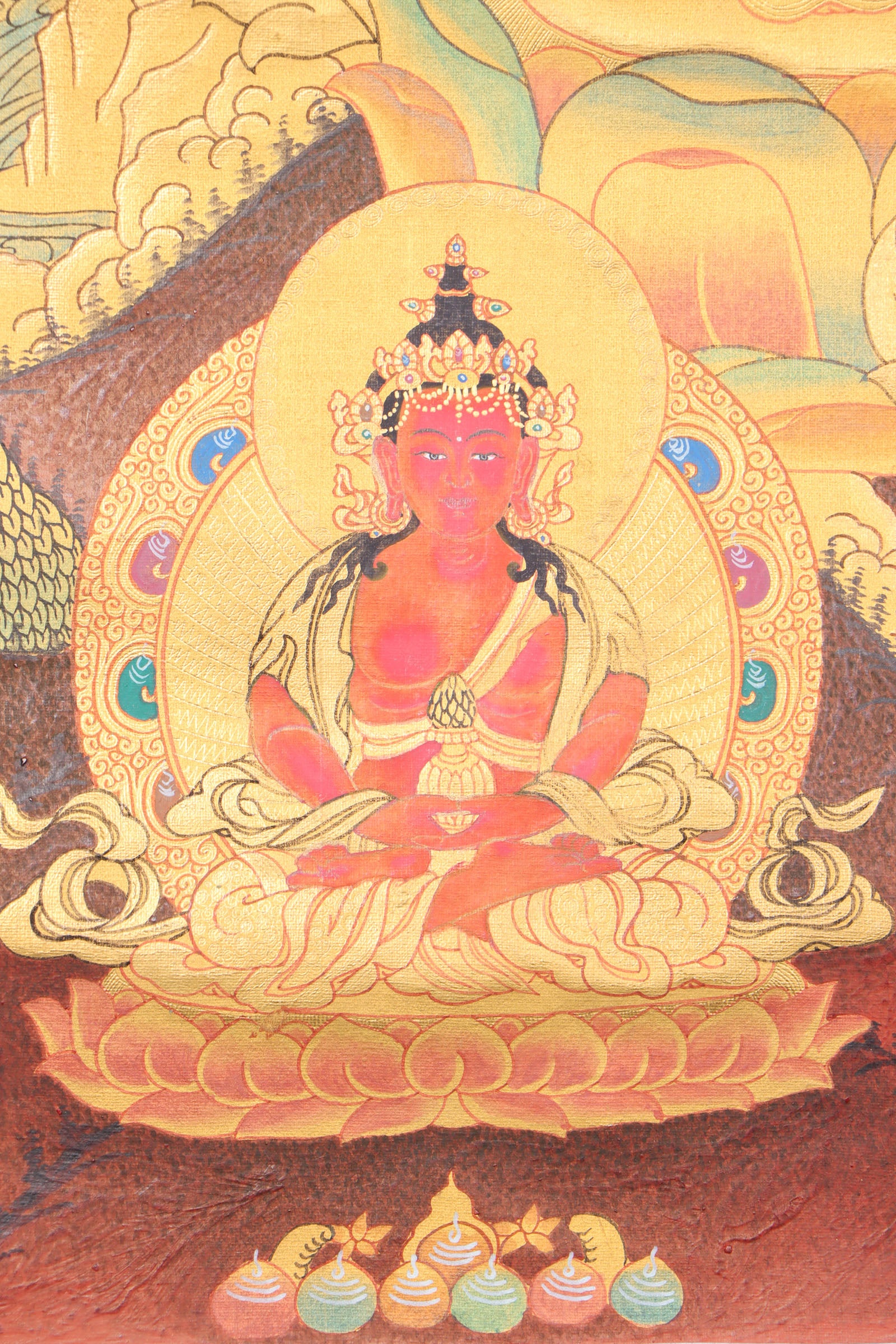 White Tara Thangka for spiritual transformation.