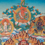 Tibetan Calendar Thangka - Handpainted Art
