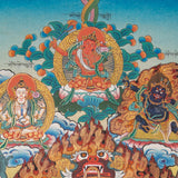 Tibetan Calendar Thangka - Handpainted Art