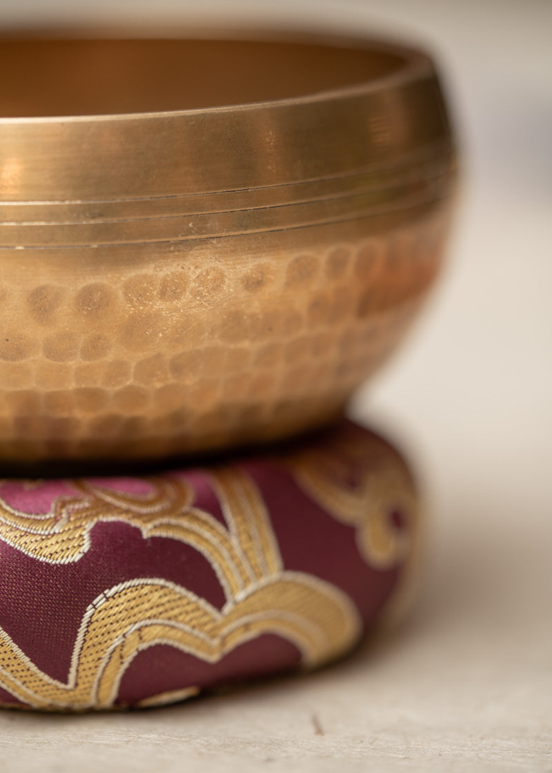 Hand Hammered dotted singing bowl best for gifts