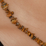 Tiger Eye Chip Necklace 