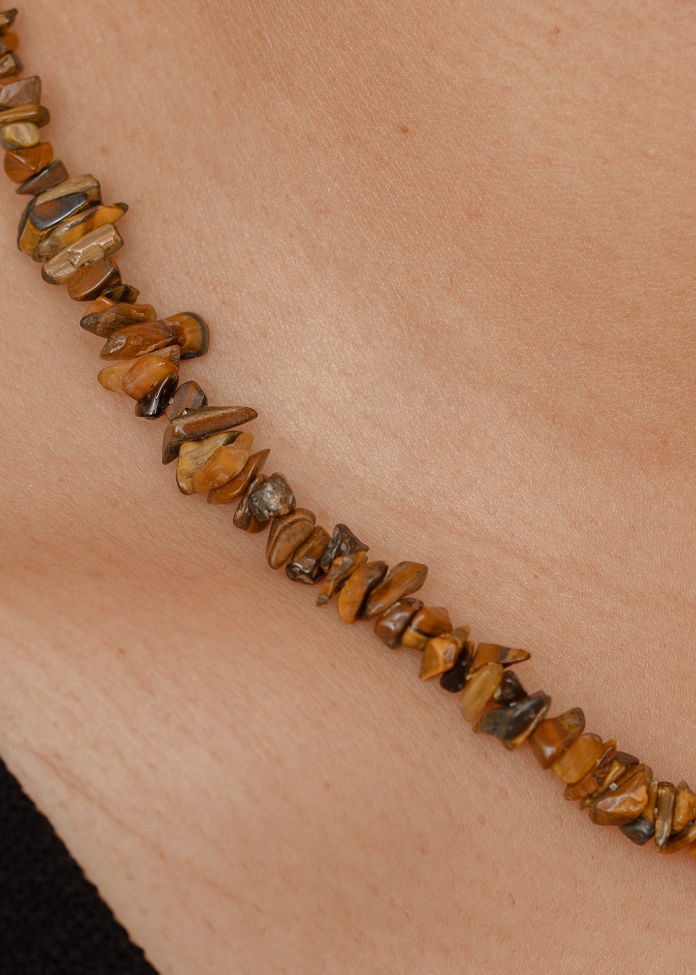 Tiger Eye Chip Necklace 