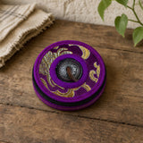 Estuche protector para tingshas hecho a mano