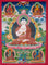 Five Wisdom Buddhas Thangka Tibetan Painting- Vairocana 