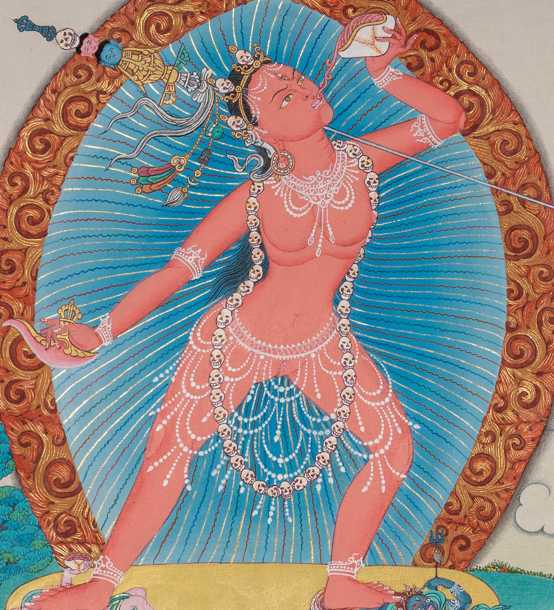 Vajrayogini Thangka - Handpainted Art
