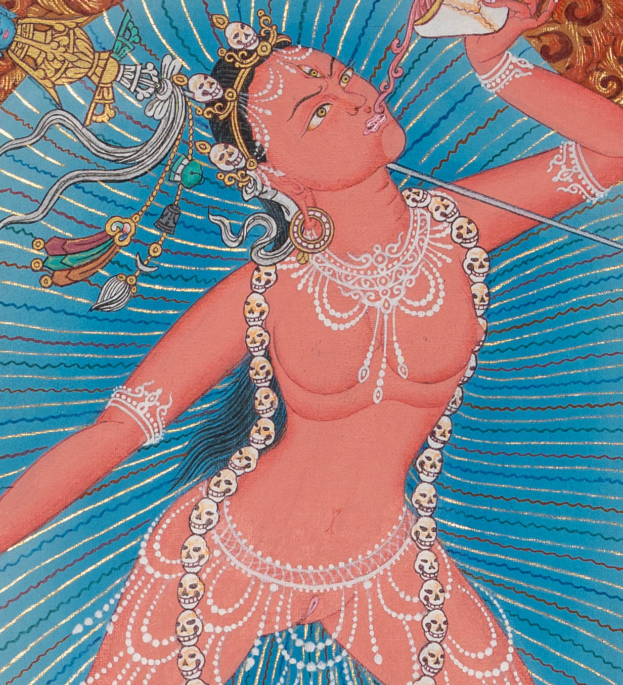 Vajrayogini Thangka - Handpainted Art