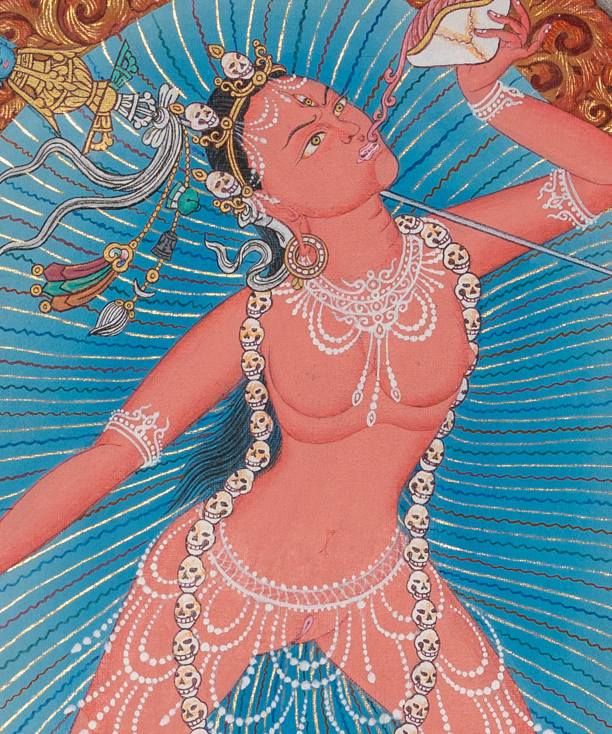 Vajrayogini Thangka - Handpainted Art