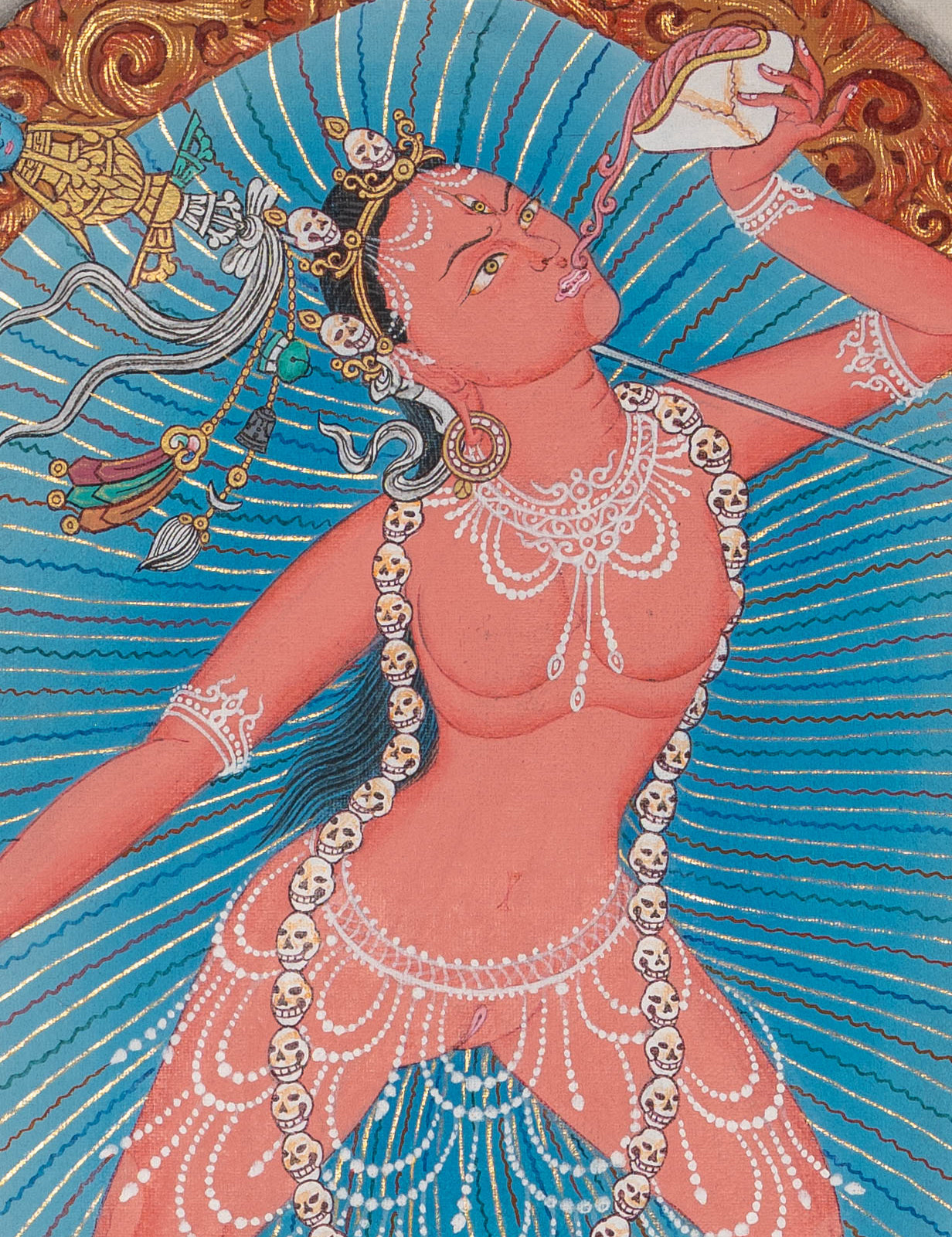 Vajrayogini Thangka - Handpainted Art