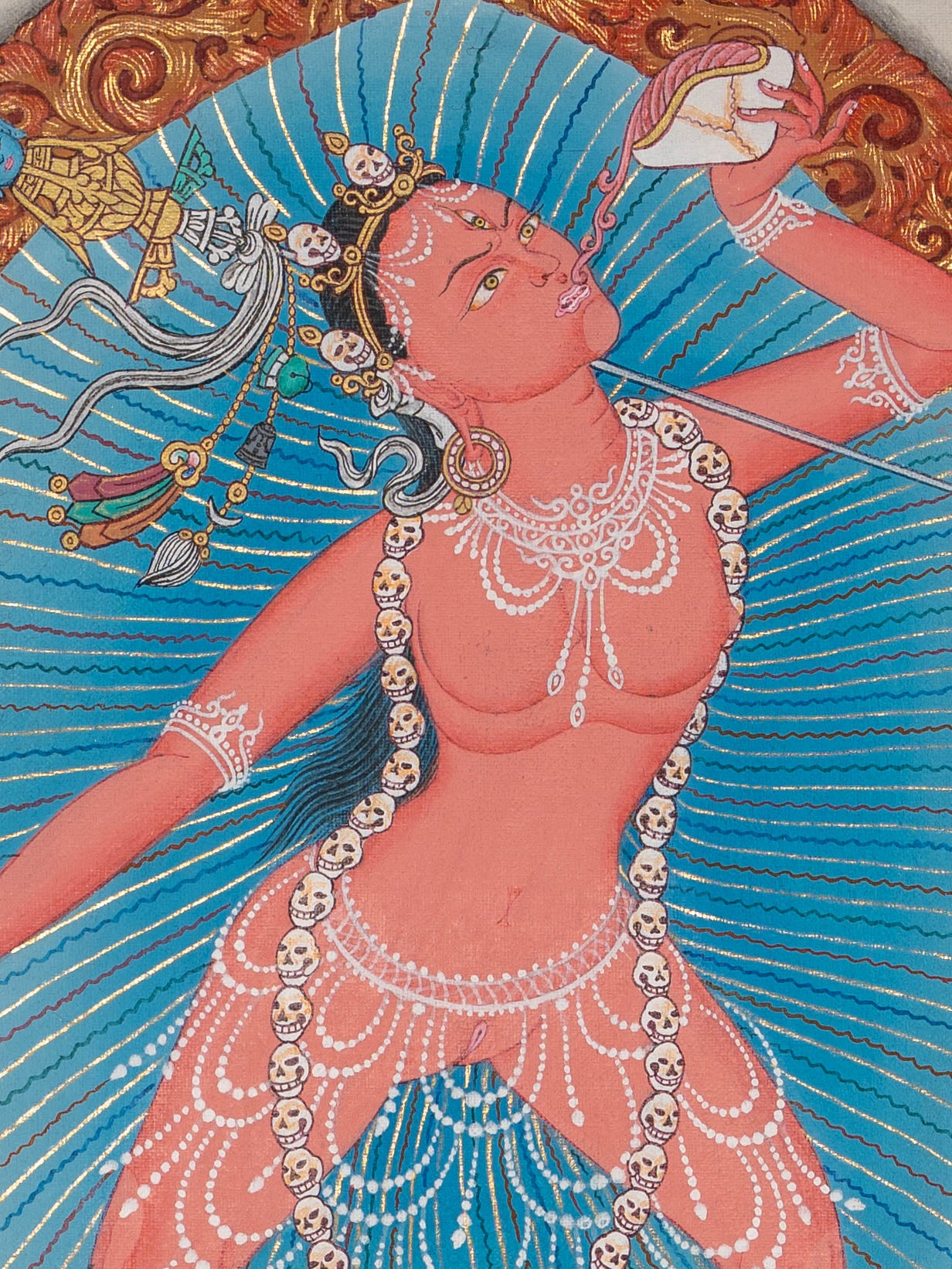 Vajrayogini Thangka - Handpainted Art