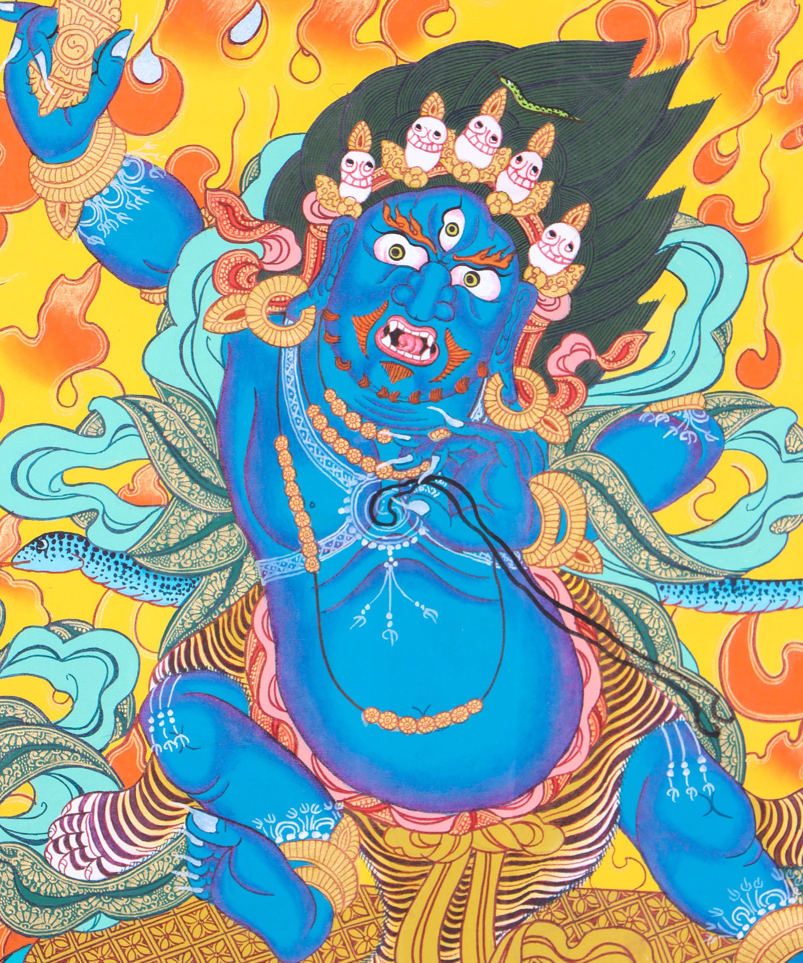 Vajrapani Thangka Painting for spirituality.