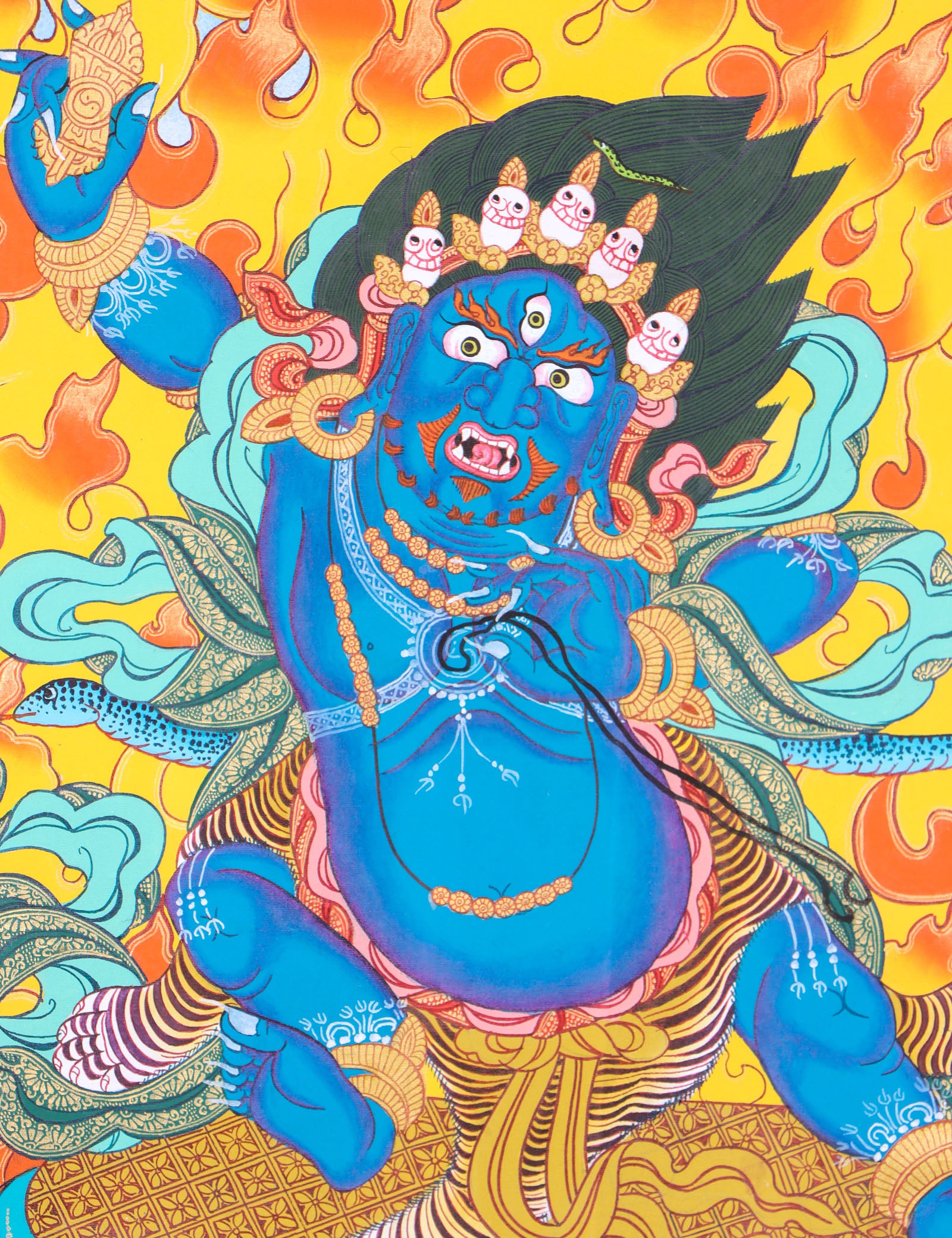 Vajrapani Thangka Painting for spirituality.