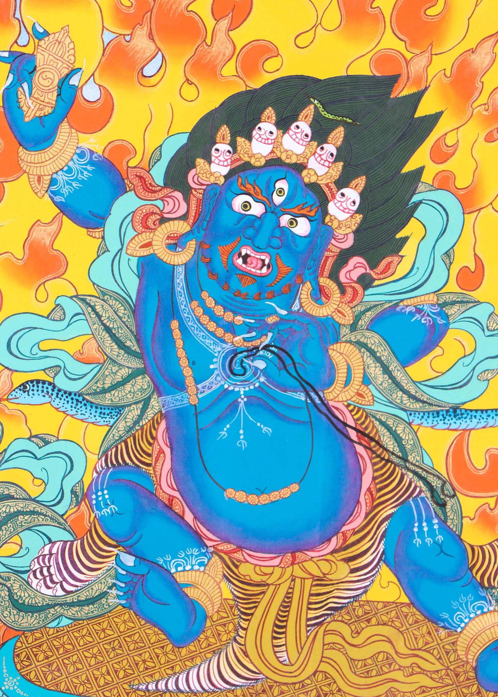 Vajrapani Thangka Painting for spirituality.