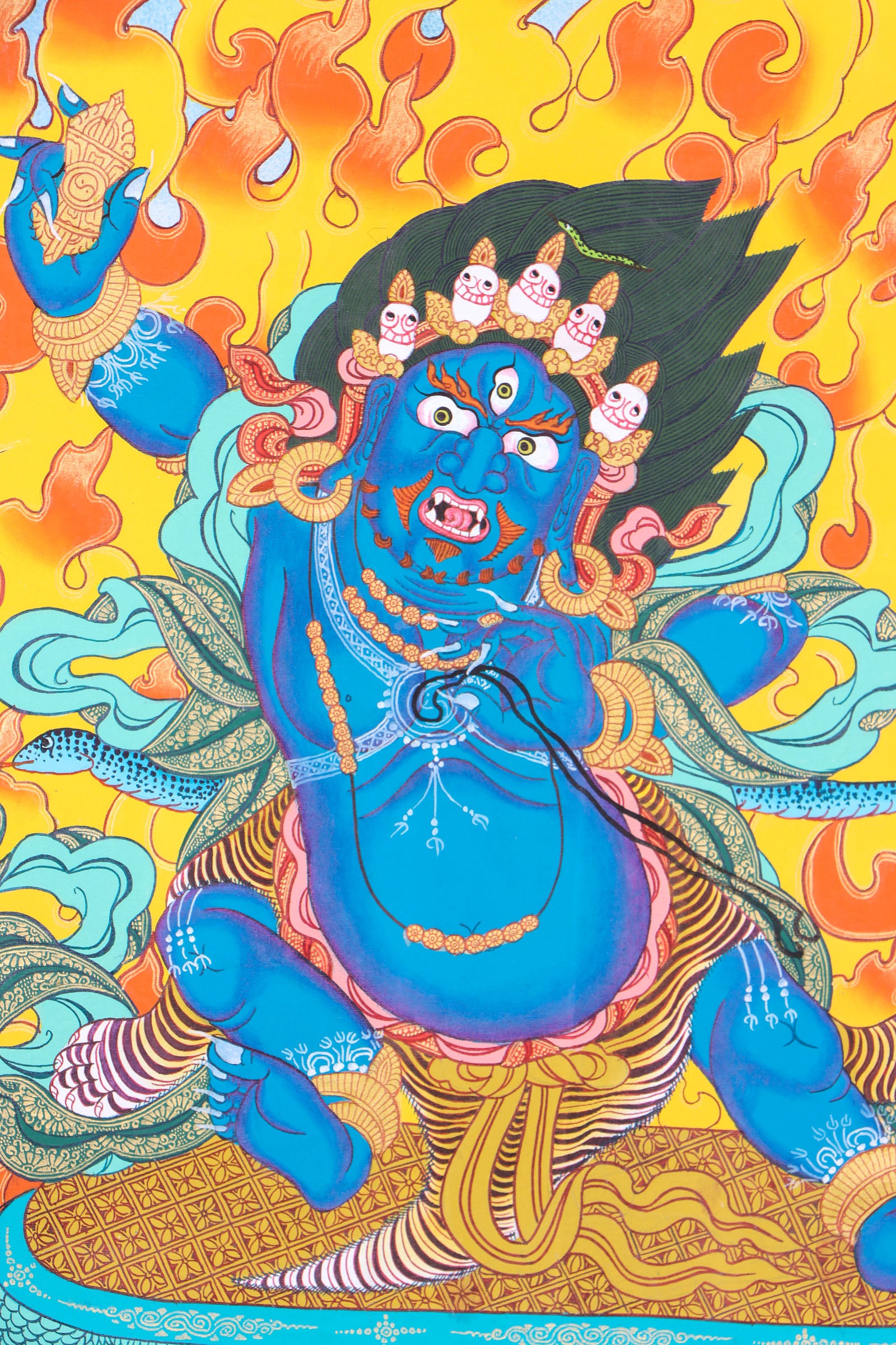 Vajrapani Thangka Painting for spirituality.