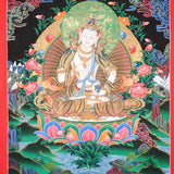 Vajrasattva Thangka - Symbol of Purification 