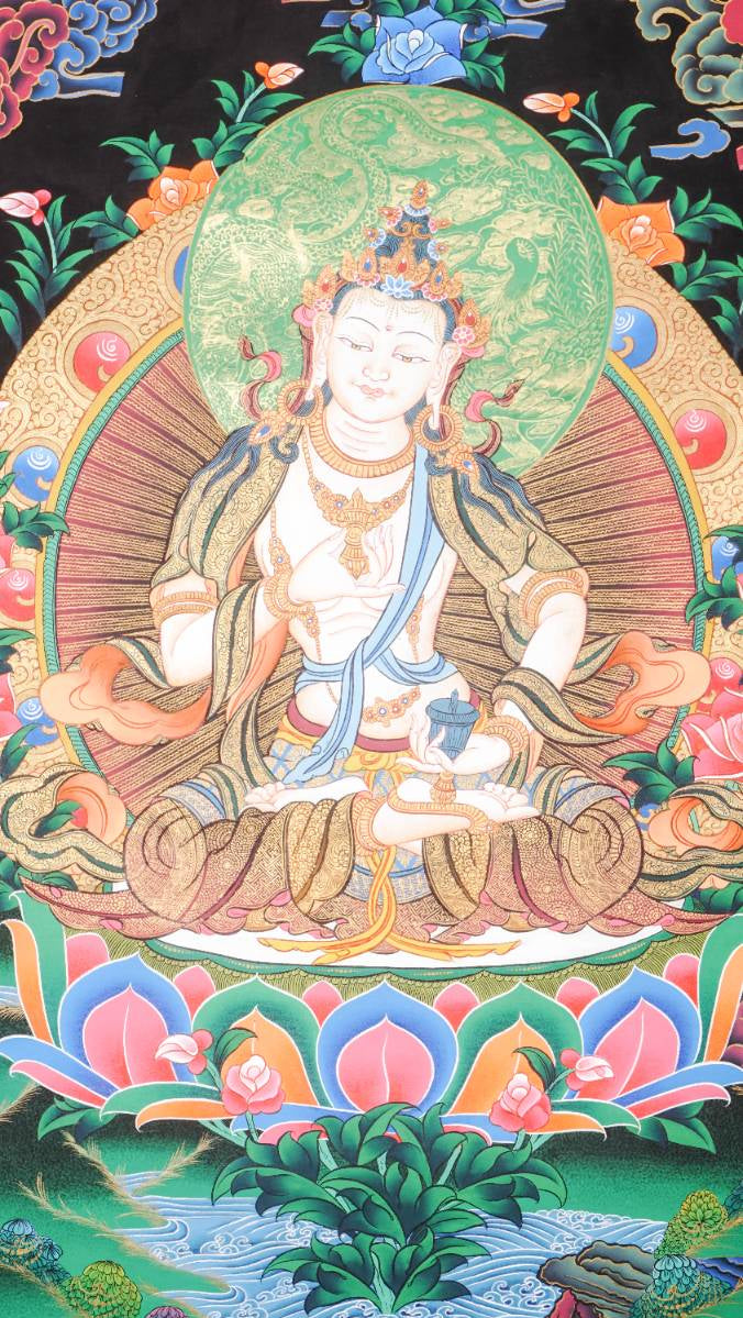 Vajrasattva Thangka - Symbol of Purification 