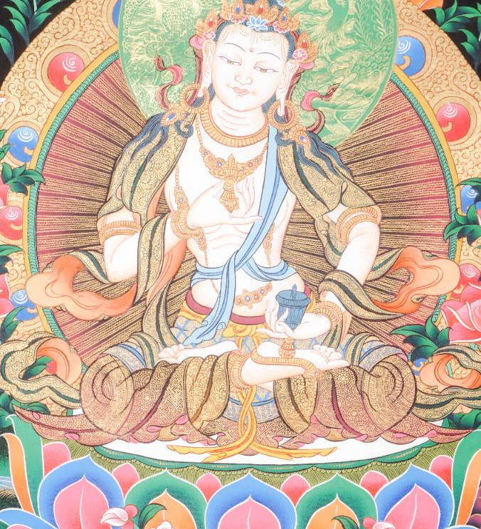 Vajrasattva Thangka - Symbol of Purification 