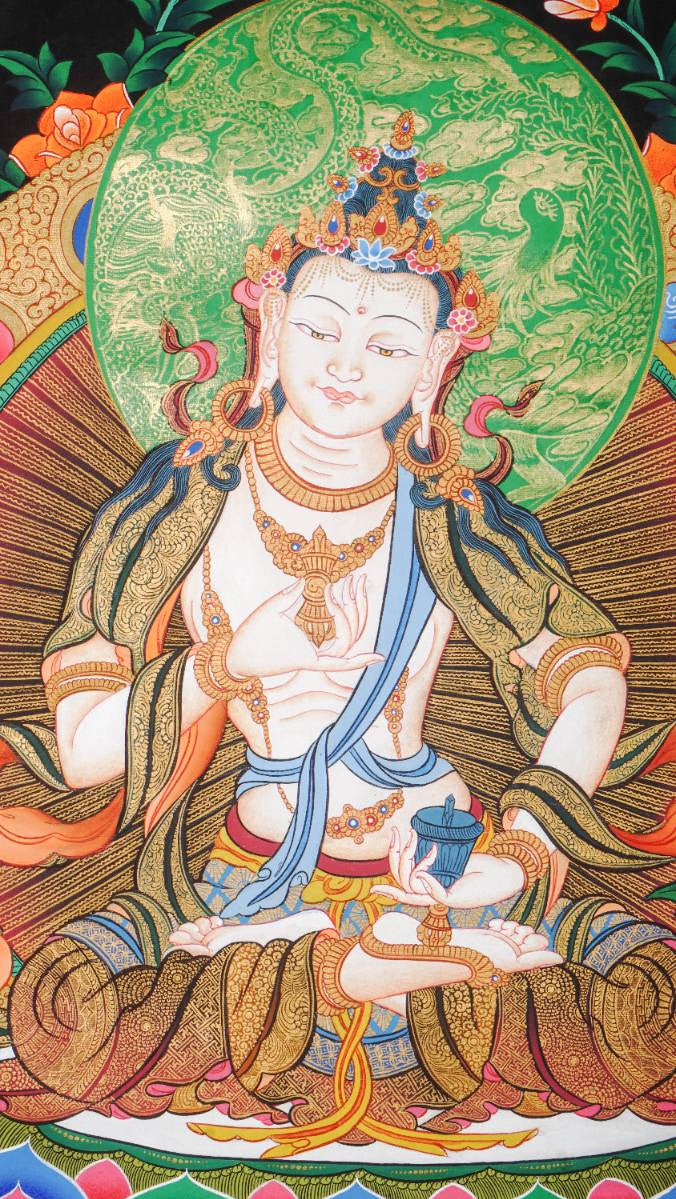 Vajrasattva Thangka - Symbol of Purification 