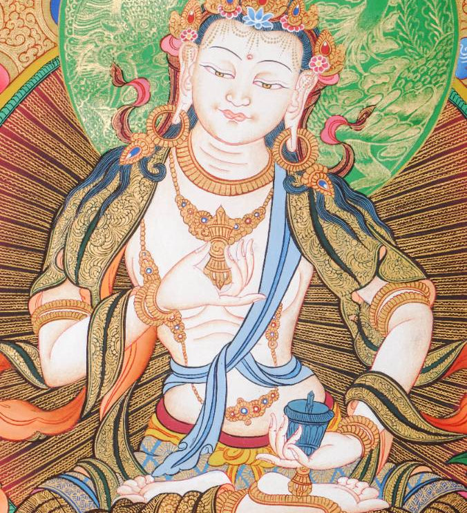 Vajrasattva Thangka - Symbol of Purification 