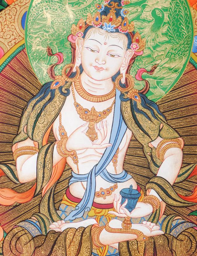 Vajrasattva Thangka - Symbol of Purification 