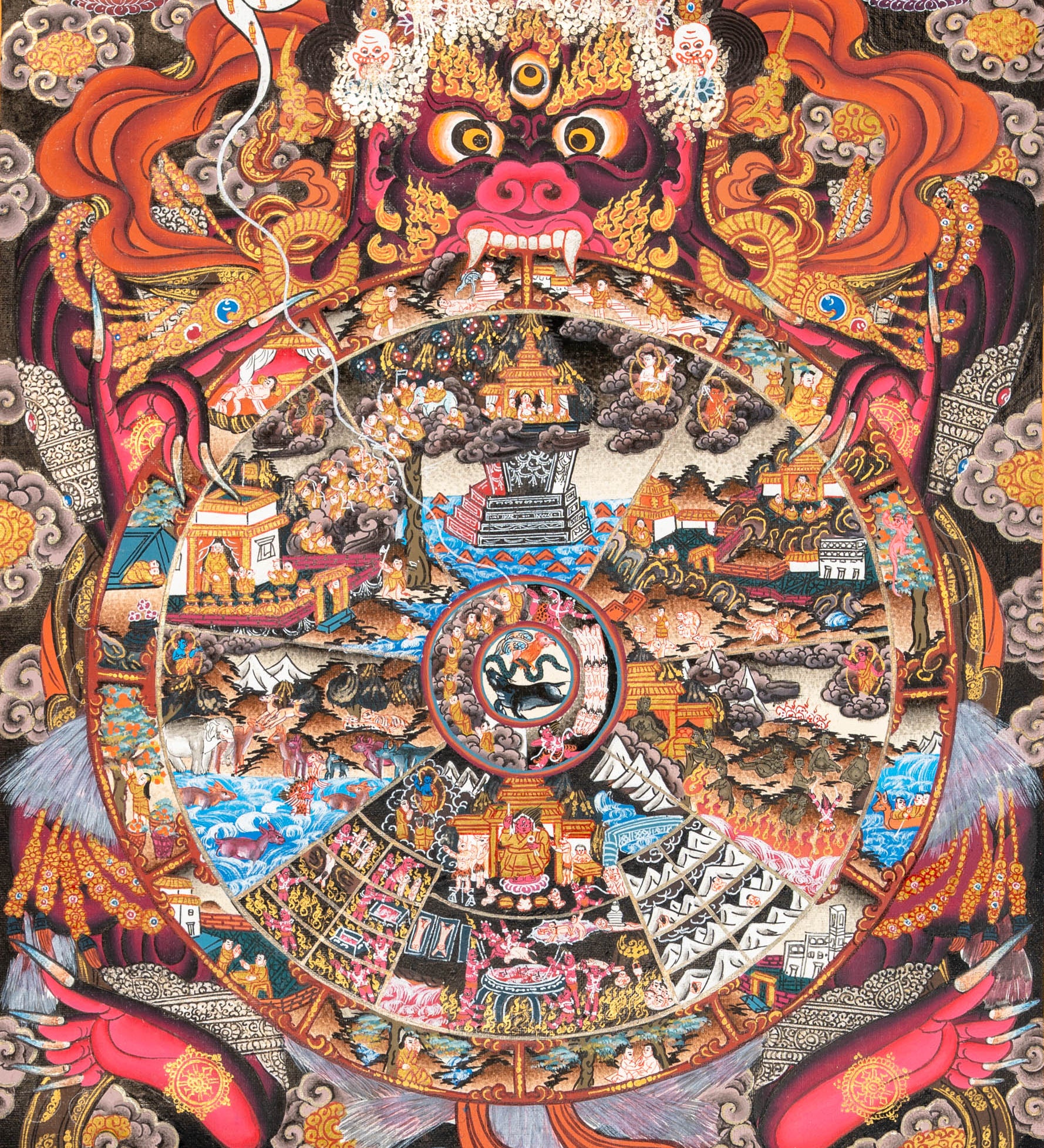 Wheel of Life – Sacred Wall Art