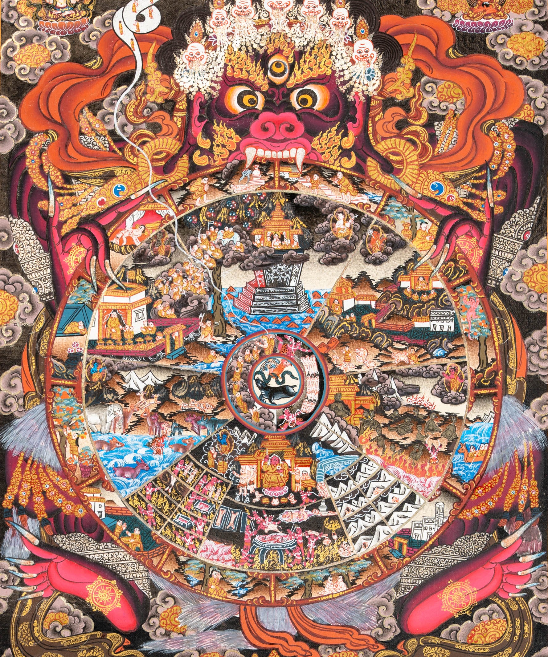 Wheel of Life – Sacred Wall Art